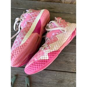 Adidas Harden Vol. 6 Pink Monogram Basketball Shoes - Men’s Size 8